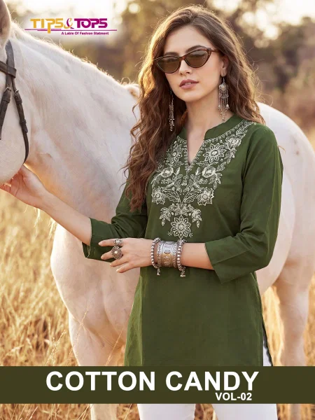 Cotton Candy Vol 2 By Tips And Tops Cotton Wholesale Ladies Tops In India
